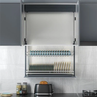 Σχάρα πιάτων με ηλεκτρικό ανυψωτικό υλικό κουζίνας